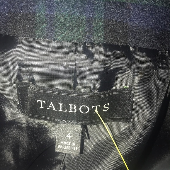 Black Watch Plaid long blazer - Picture 5 of 5